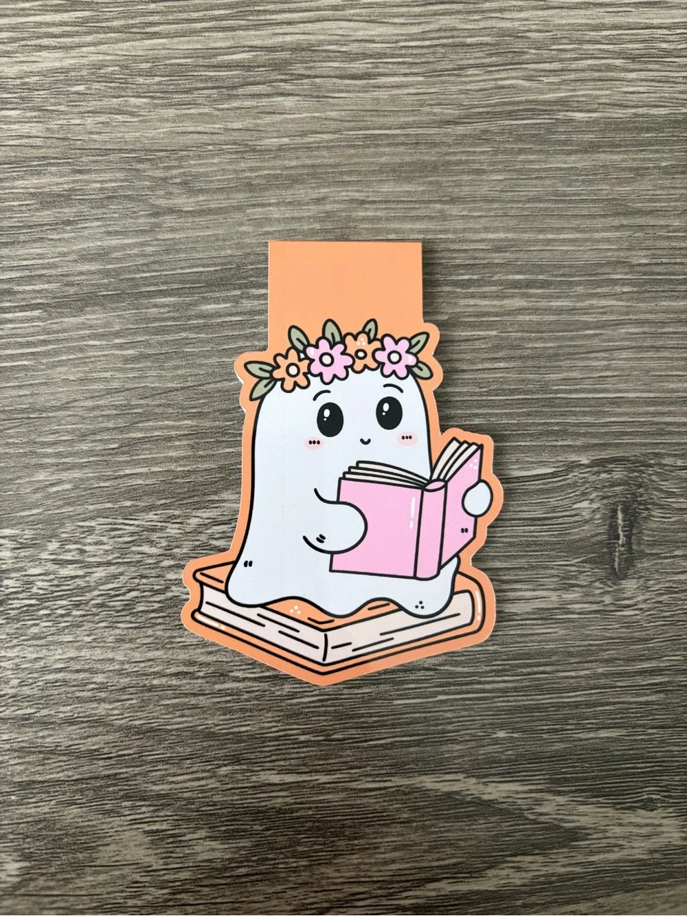 Ghost Magnetic Bookmark | Cute Book Lover Gift | Handmade Reading Accessory